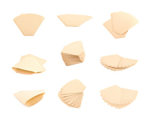 Set of coffee filters compositions