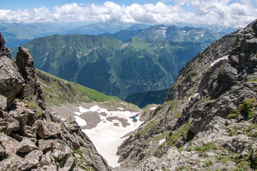 the Caucasus mountains
