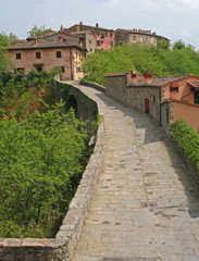 Fototapeta na wymiar Italia, Toscana, Arezzo, il villaggio de Il Borro.
