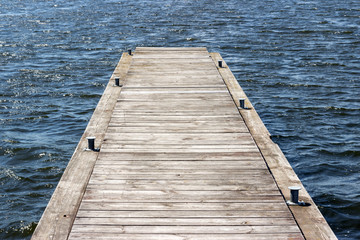 Fototapeta premium Old small pier over the lake