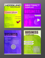 flyer design business and technology  icons, creative template design for presentation, poster, cover, booklet, banner.