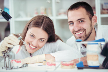 Future dentists, mentors and health technicans in training