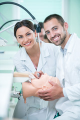 Future dentists, mentors and health technicans in training