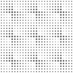 Vector seamless texture. Modern stylish texture. Repeated geometric pattern. Squares of points. Monochrome graphic design.