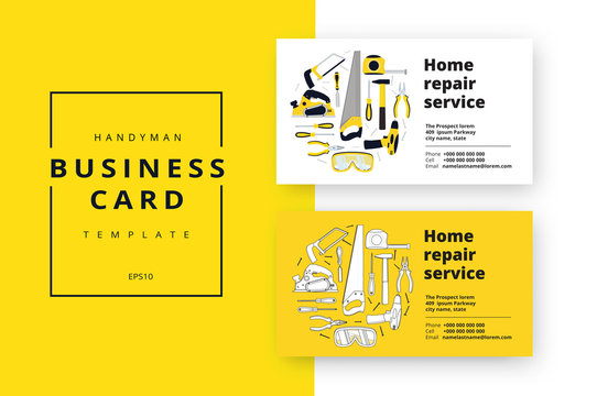 Handyman business cards deals