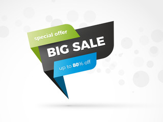 new sale speech sign