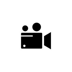 Video camera vector icon