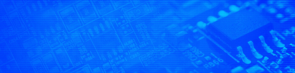 Blue cyberspace background