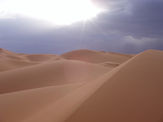 Fototapeta na wymiar SAHARA DESERT DUINES
