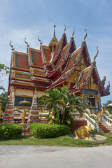 Wat Plai Laem temple at Samui Island