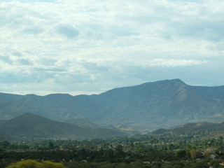 Naklejka premium mountains in the desert