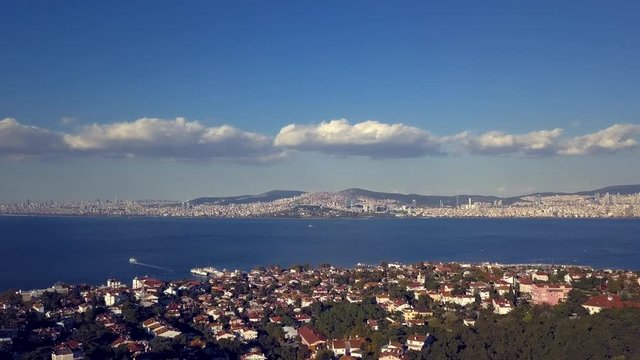 view of prince island in istanbul Turkey