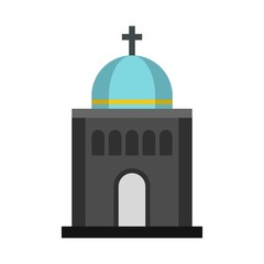 Church icon, flat style