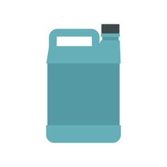 Jerrycan icon, flat style