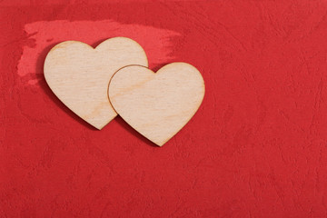 Obraz premium valentines background with red heart