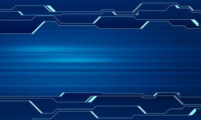 Abstract future, concept business technology futuristic blue virtual graphic touch screen user interface HUD with place for text banner 