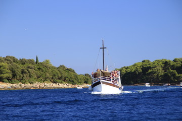 Sailind boat,Croatia - obrazy, fototapety, plakaty