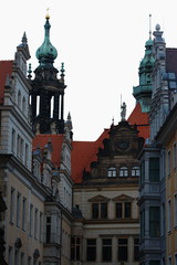 Fototapeta premium Dresden, old tower. City scape. 