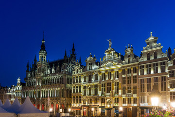 Fototapeta na wymiar Grand Place in Brussels Europe - landmark of Brussels, Belgium