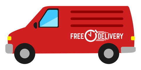 Delivery van icon