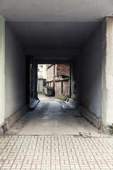 passage in an building