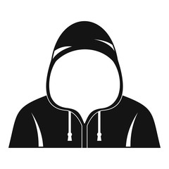 Hood icon, simple style