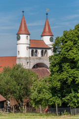 Fototapeta na wymiar Jugendstilkirche in Kirchberg-Gaggstatt
