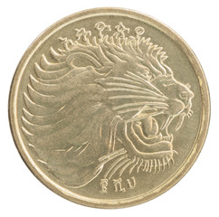Ethiopian cents coin