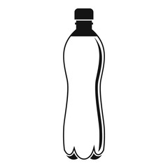 Water bottle icon, simple style