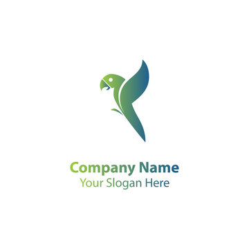 parrot logo design