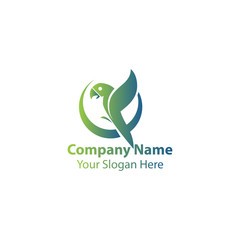 parrot logo design © Agung Rohmat