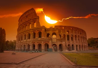 Foto auf Acrylglas Amphitheater Kolosseum in Rom © muratart