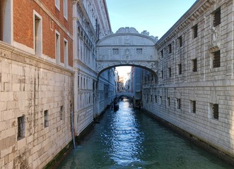 Fototapeta na wymiar Bridge of Sighs Venice