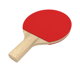 Table Tennis Racket Isolated