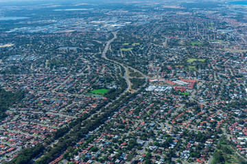 View of Perth from above
