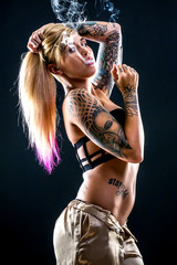 bonde tattoos  smoking