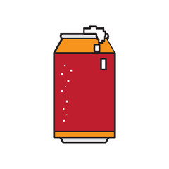 Pixelated beer can icon