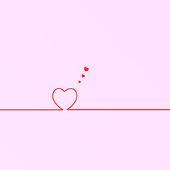 Heart background for Valentine's Day