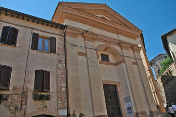 Fototapeta na wymiar Spello, Cappella Tega - Umbria
