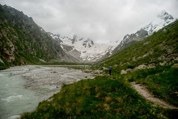 Fototapeta na wymiar Climbing in Elbrus