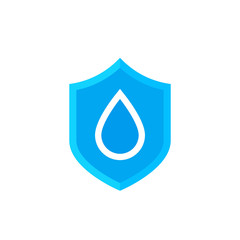 waterproof icon, vector symbol