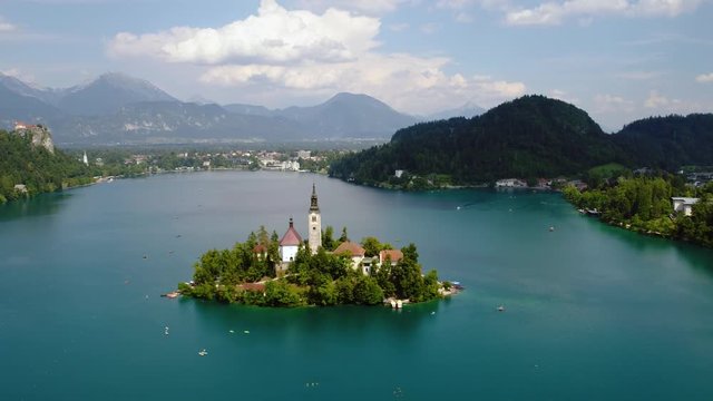 Slovenia Beautiful Nature - resort Lake Bled.