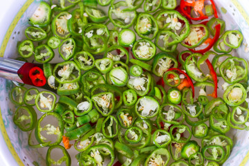 Pickled chilli vinegar