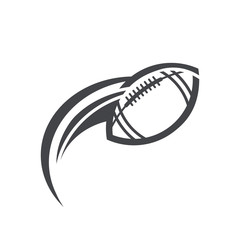 Swoosh American Football Logo Icon