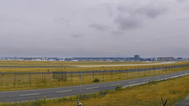 Frankfurt am main airport time lapse