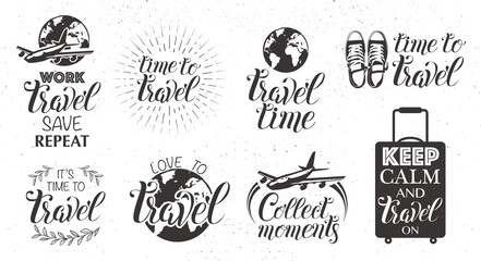 Travel set icons © Alexandra