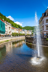 Karlovy Vary (Carlsbad) City Centre,Czech Republic