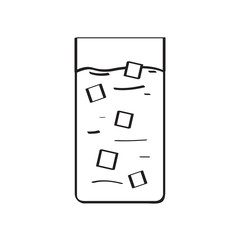 Glass with beer icon