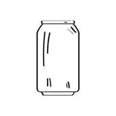 Beer can outline