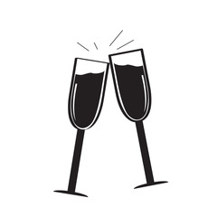 Pair of wine glasses